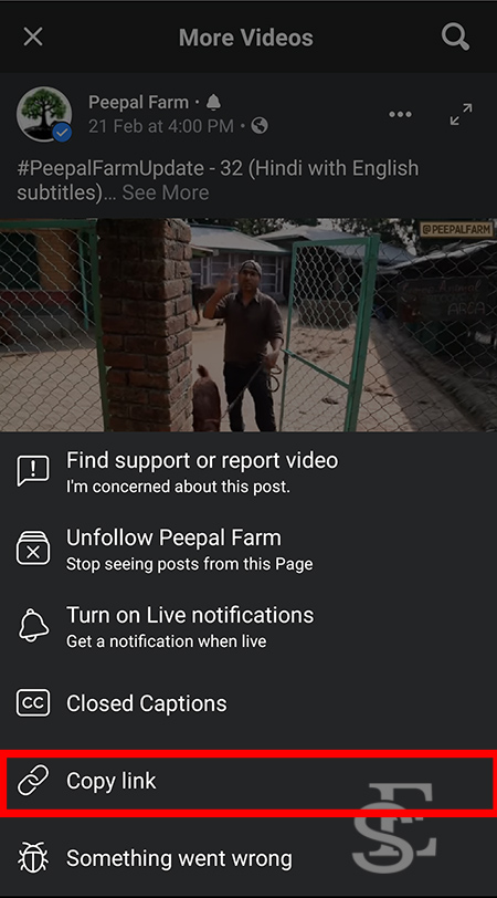 facebook video download android