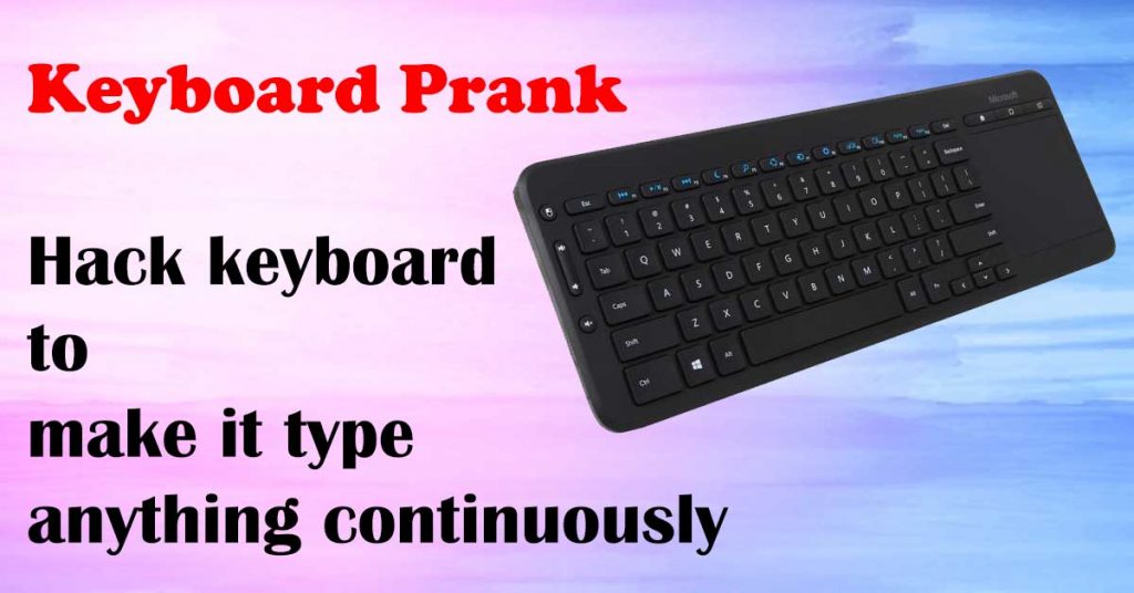 Ghost Keyboard Typing Trick