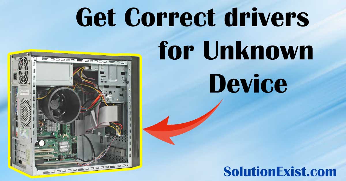 Find Right Drivers for Unknown Hardware