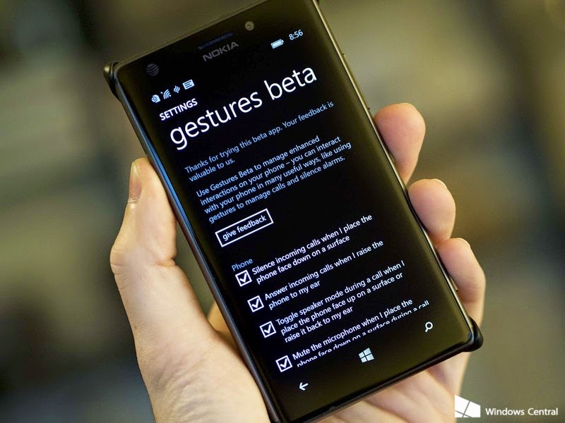 Now Access Various Features In Lumia Just By Gesture