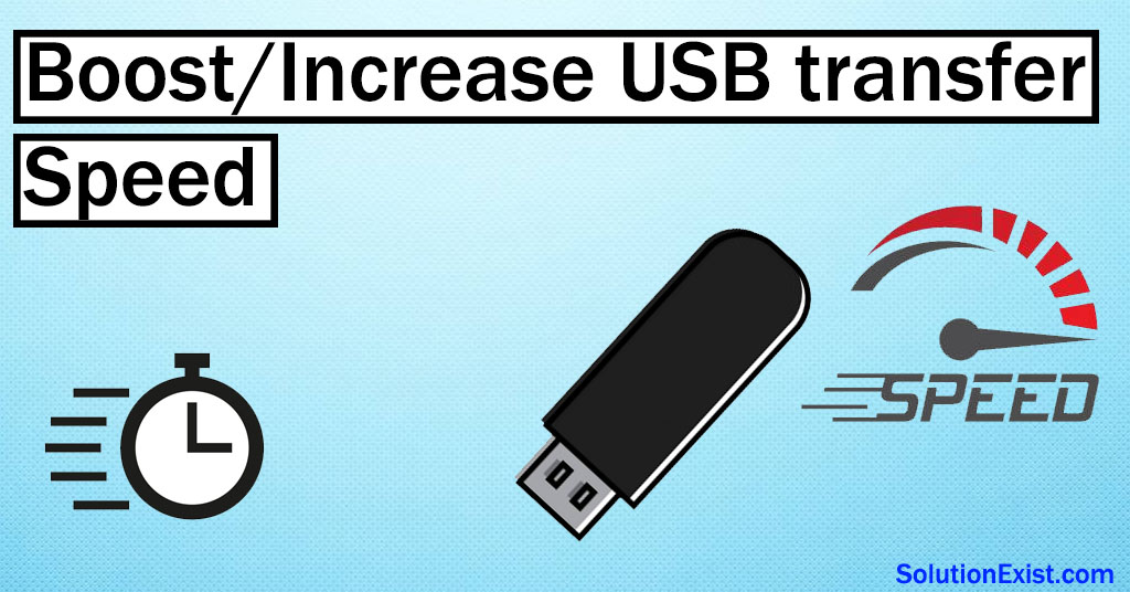 aumentar a velocidade de transferência USB
