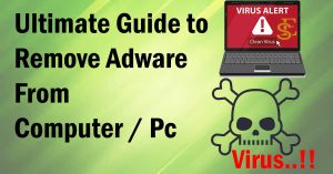 Remove Adware From Compute