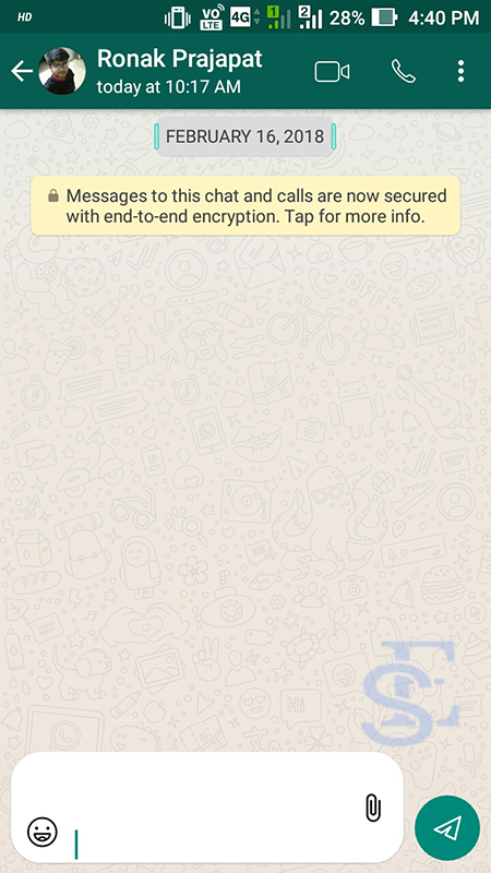 Send Blank Message In Whatsapp