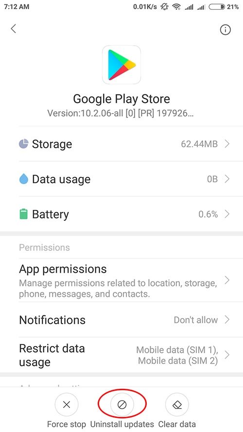 google play store not working on wifi