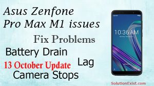 Asus Zenfone Max Pro M1 Problems with solution