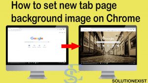 set Background Image on Google Chrome