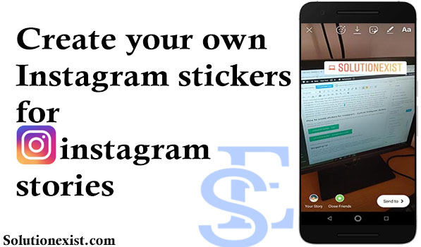 create instagram stickers conver