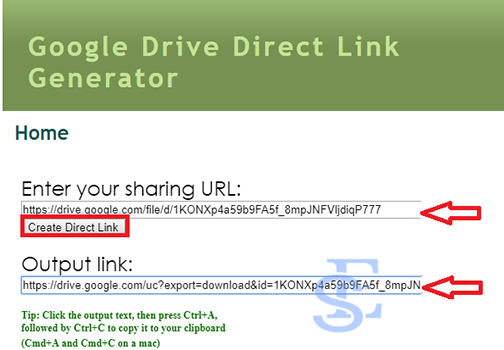 Create direct download link from google drive, google drive direct link generator. direct download link. google drive link