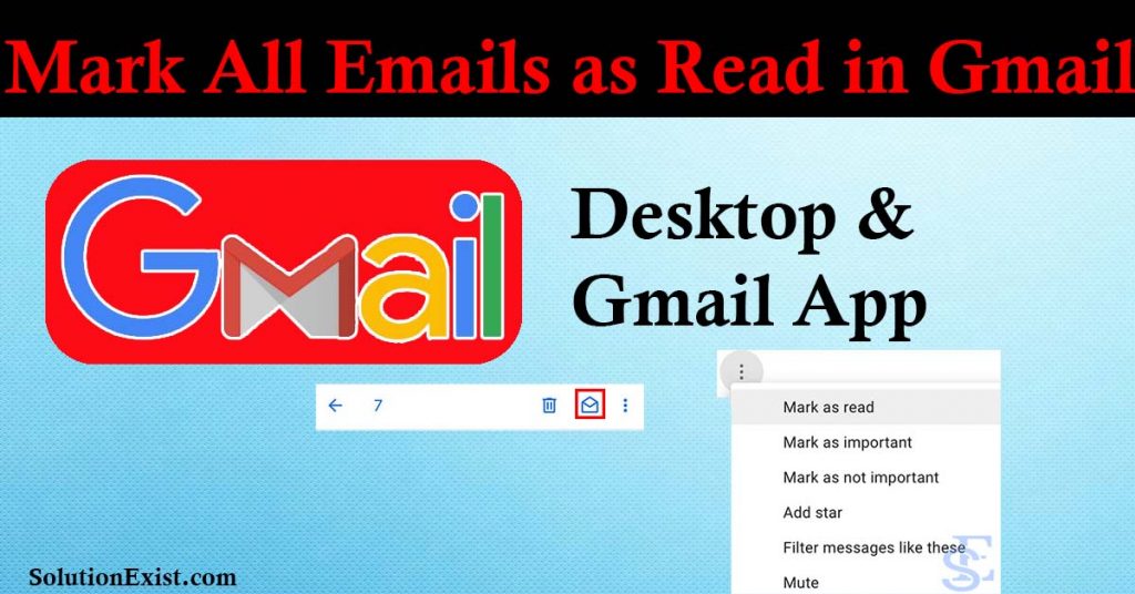 Mark All Emails as Read in Gmail