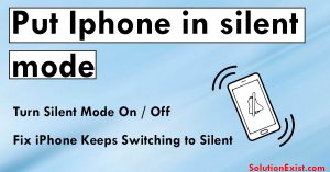 iPhone silent mode