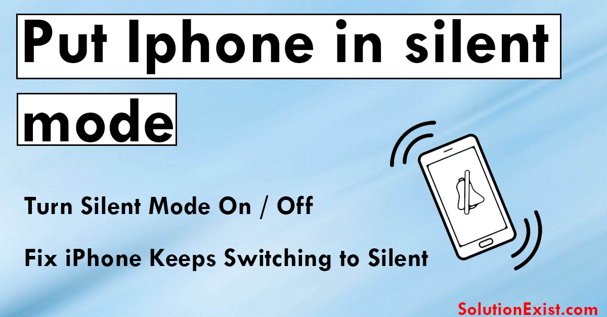 iPhone on silent mode