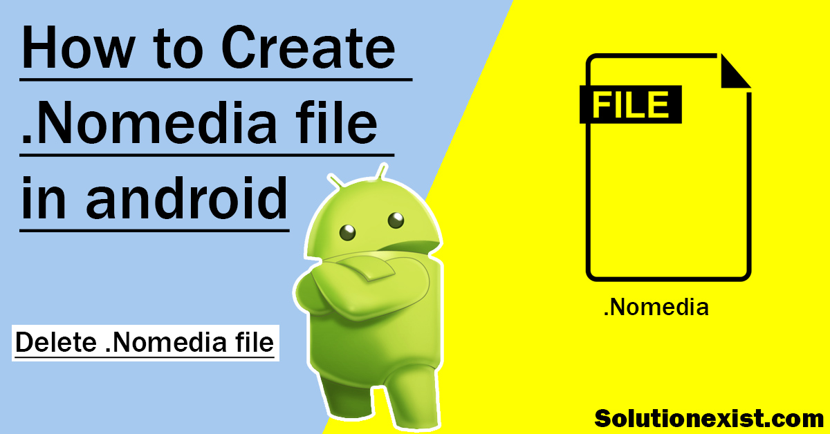 create nomedia file failed