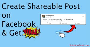 make facebook post sharable