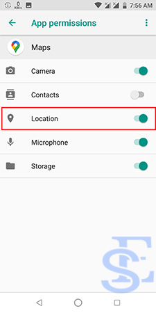 Location permission for Google Play Services