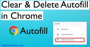 how to disable autofill on chrome