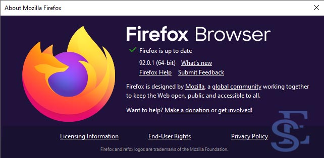 update firefox latest version