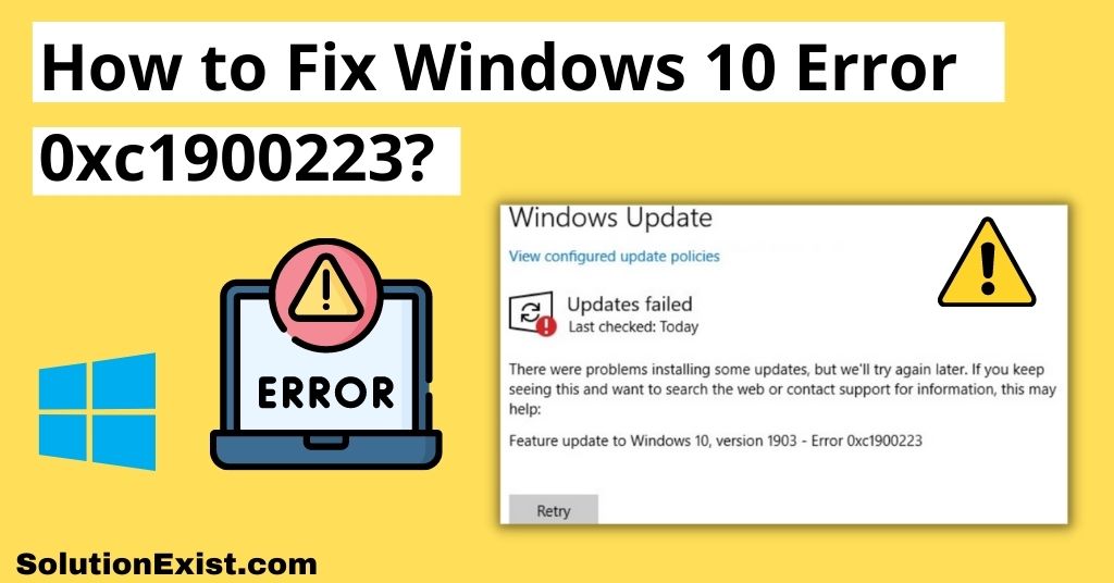 windows 10 error 0xc1900223