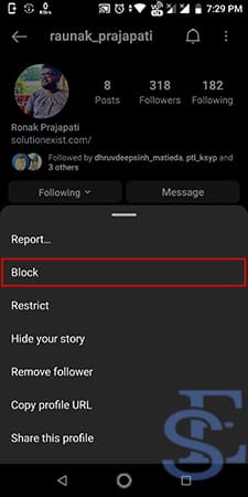 how to block someone on instagram without them knowing