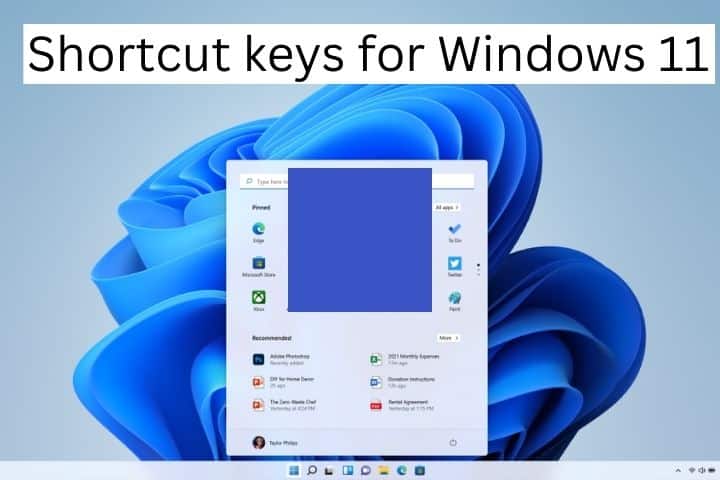 shortcut keys for Windows 11