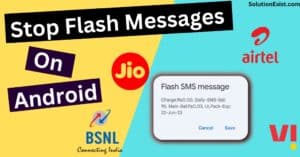 Stop Flash Messages on Android
