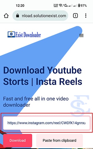 remove Instagram logo from videos and reel