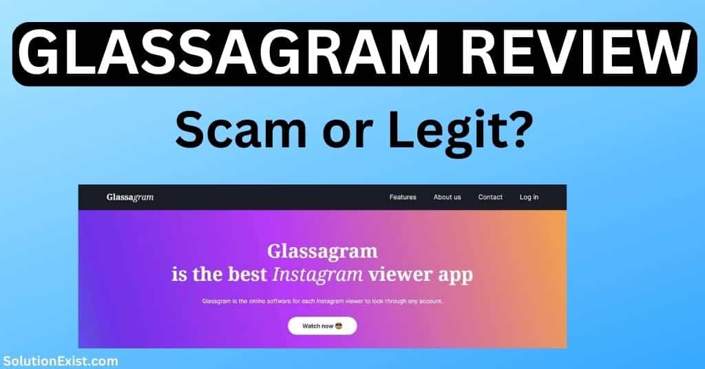 Glassagram review - track Instagram profile