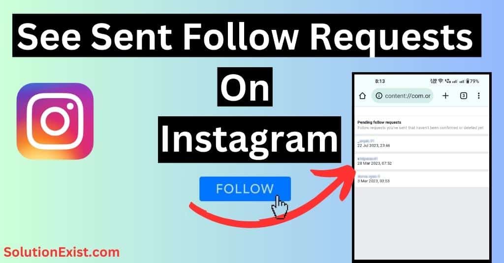 How To See Sent Follow Requests On Instagram