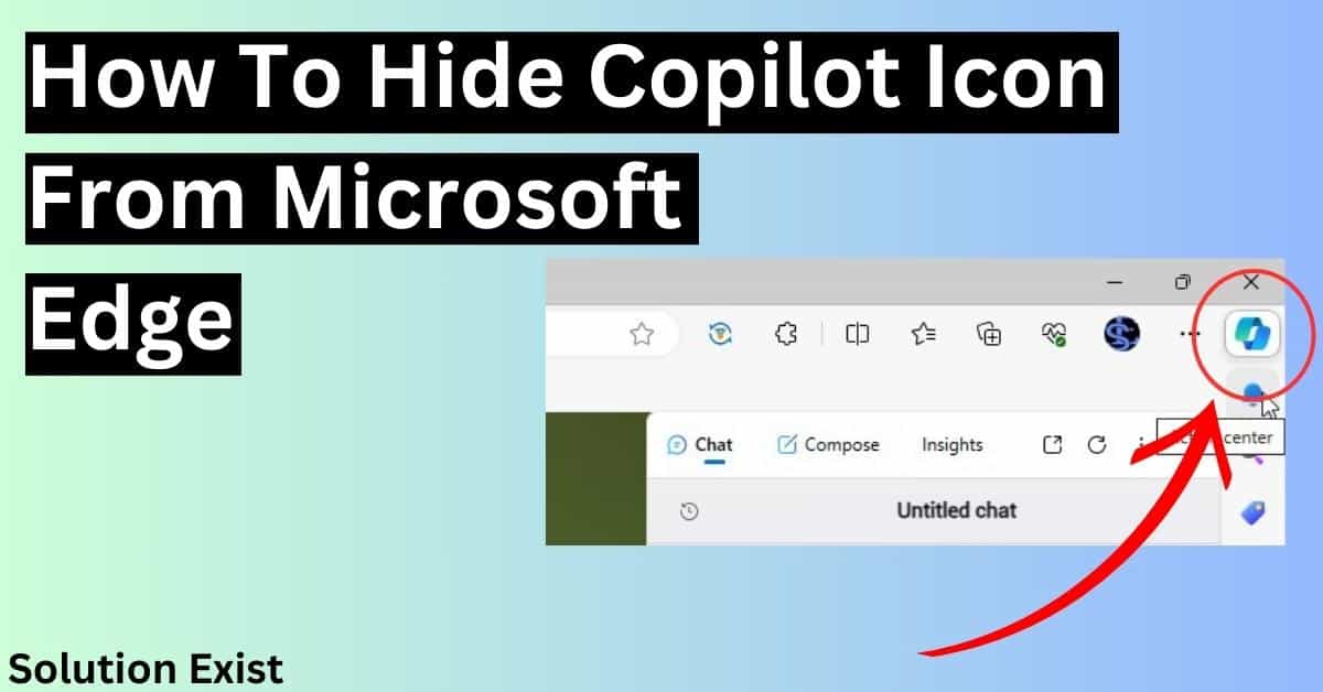 Hide Copilot icon from Microsoft Edge