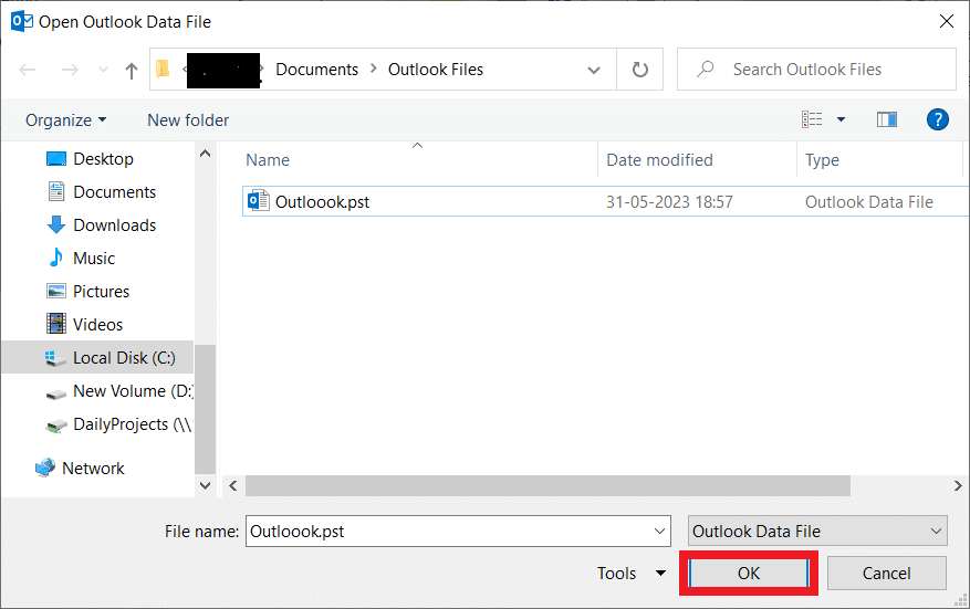 How do I import PST files into Outlook