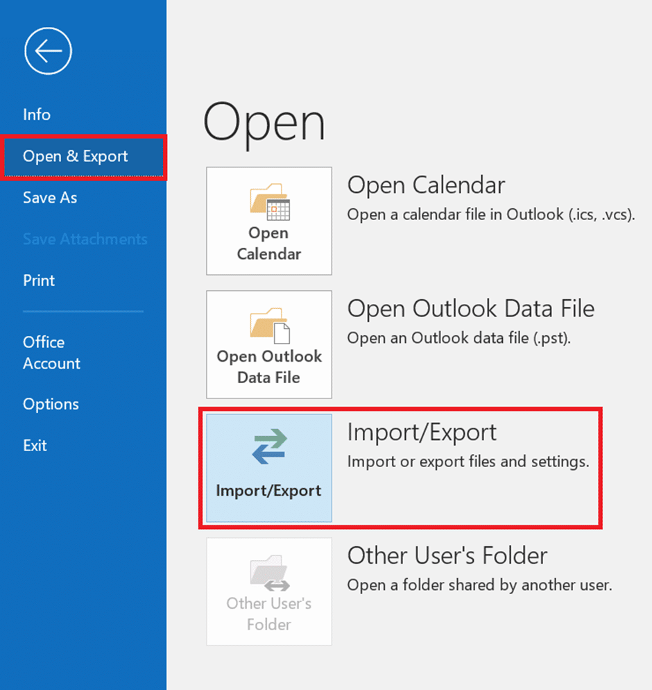 How to import PST file in Outlook Windows 10